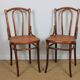 Pair of thonet bistro chairs