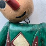Pinocchio articulated wooden puppet, height 81 cm