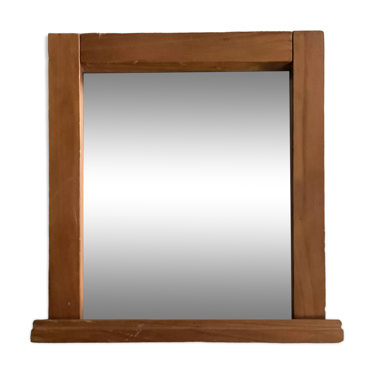 Vintage mirror 80s wood