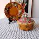 Ancien confiturier barbotine