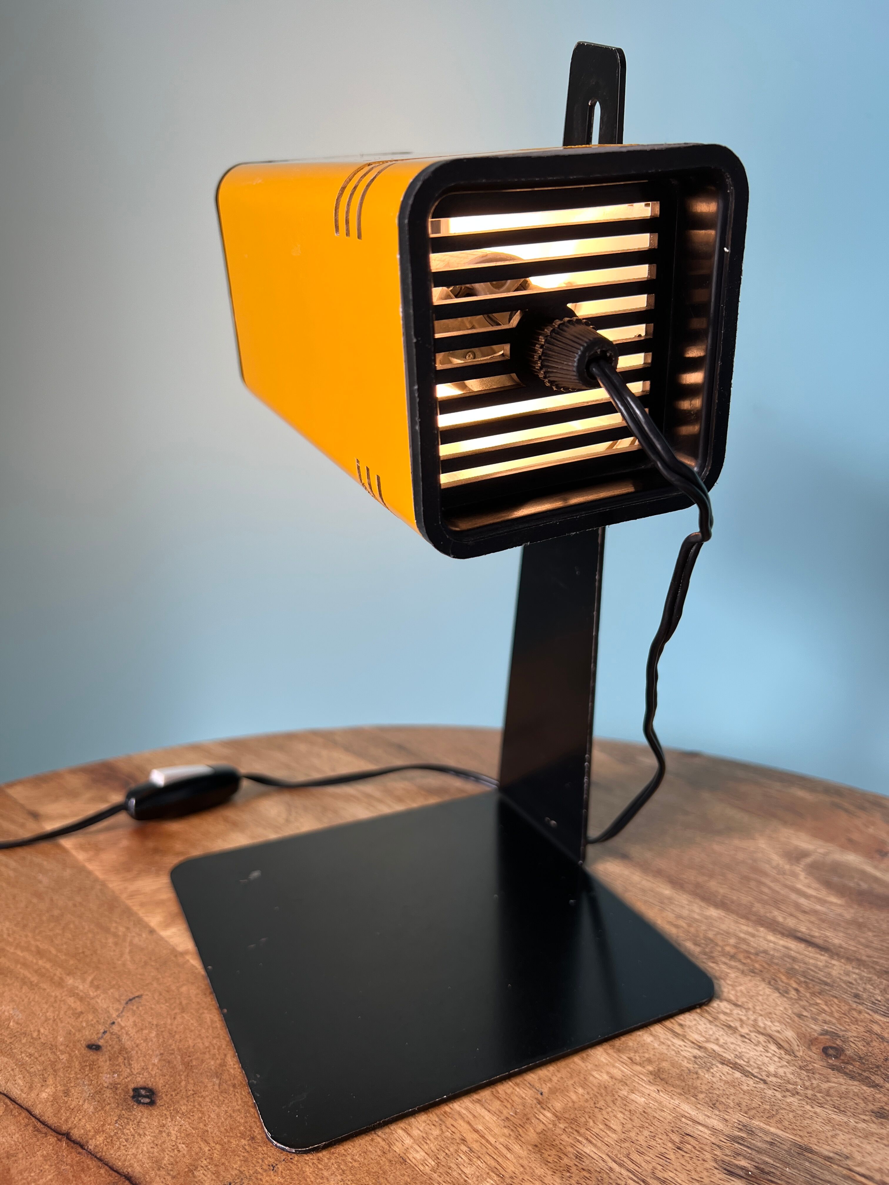 70s vintage spotlight for apartment decoration