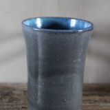 Blue grey mug artisan pottery