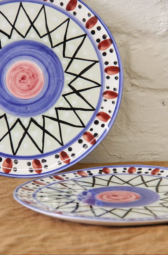 Set of 2 dessert plates 'the grant'