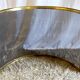Brass bow firewall and metal mesh