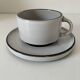 Tasse petit déjeuner grès bicolore