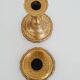 Pair of 19th century gilt bronze candlesticks - Château de Compiègne