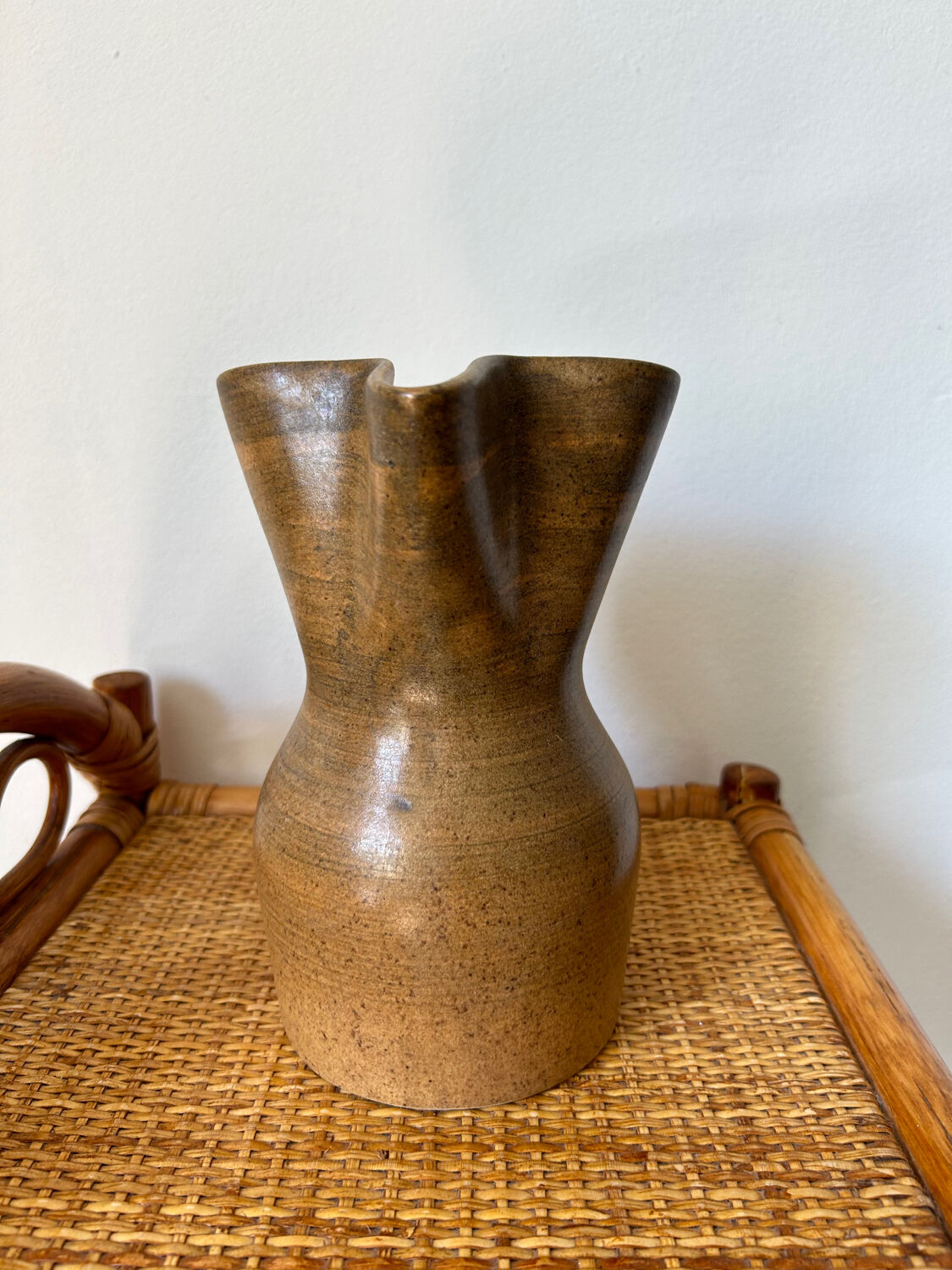 Pitcher in stoneware manufacture Lonchamp