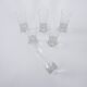 Set of six glasses, Italian design, 1970s, made in Italy