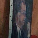 Portrait of a man with a pipe