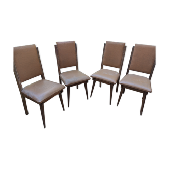 4 chaises vintage