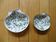 LIMOGES "Parsifal" 2 empty shell-shaped bowls decorated with birds Bernardaud & Co.