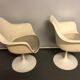 Pair of Tulip swivel chairs by Eero Saarinen for Knoll International, 1960s.