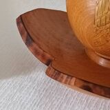 Vintage wooden table lamp