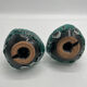Set of two lamp bases, ceramic candlestick.