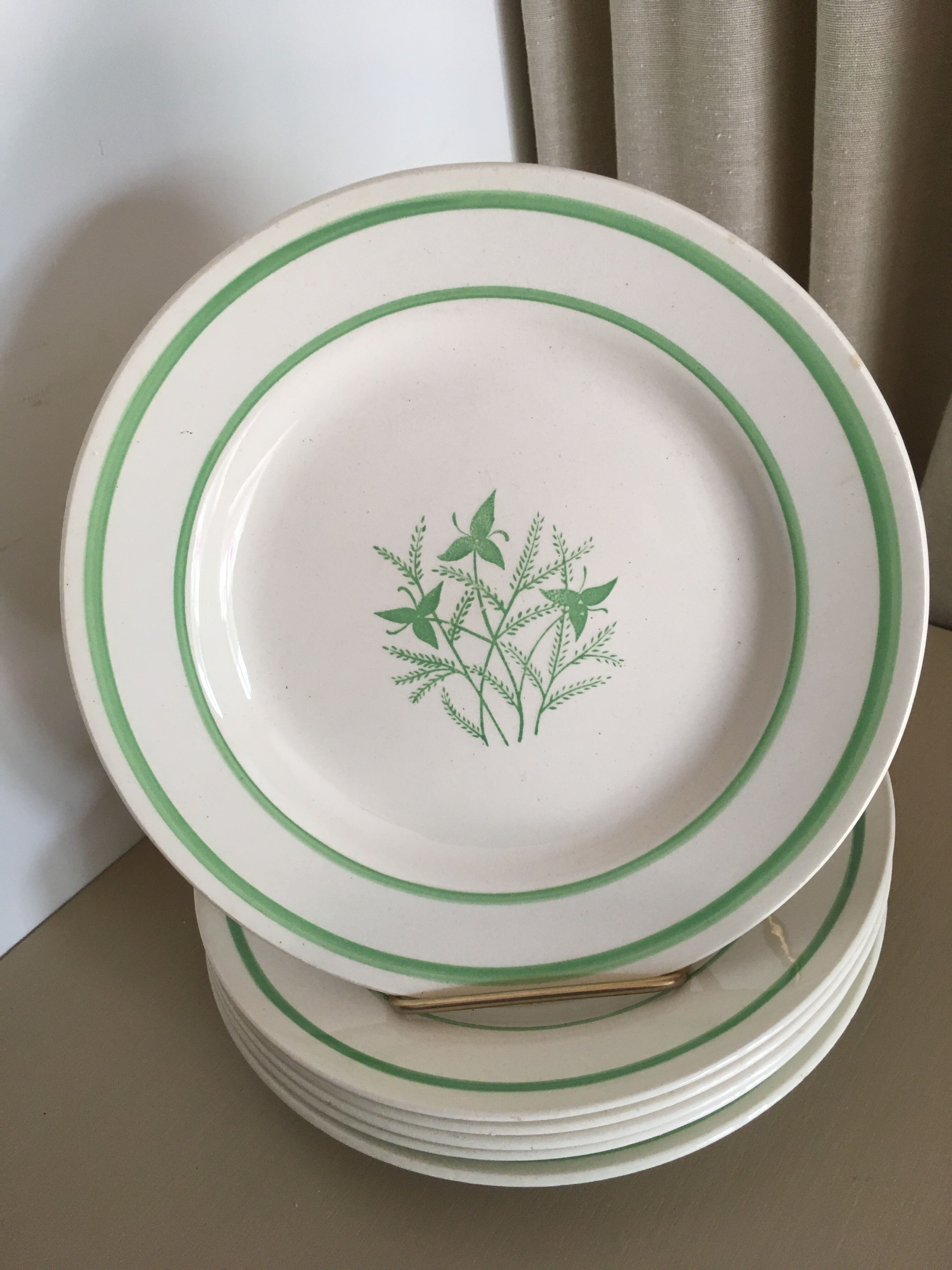 6 flat plates gien tahiti style