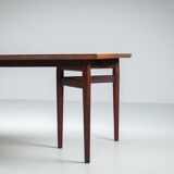 Arne Vodder model 201 large dining table in rosewood Sibast Denmark 1960