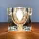 Vintage German glass cube table lamps TA 14 by Peill & Putzler, 1970s, set of 2.