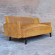 Vintage sofa 3 places yellow