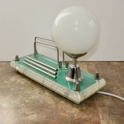 1970s lamp with storage compartment | Acrylic, metal, glass | E14 | Vintage