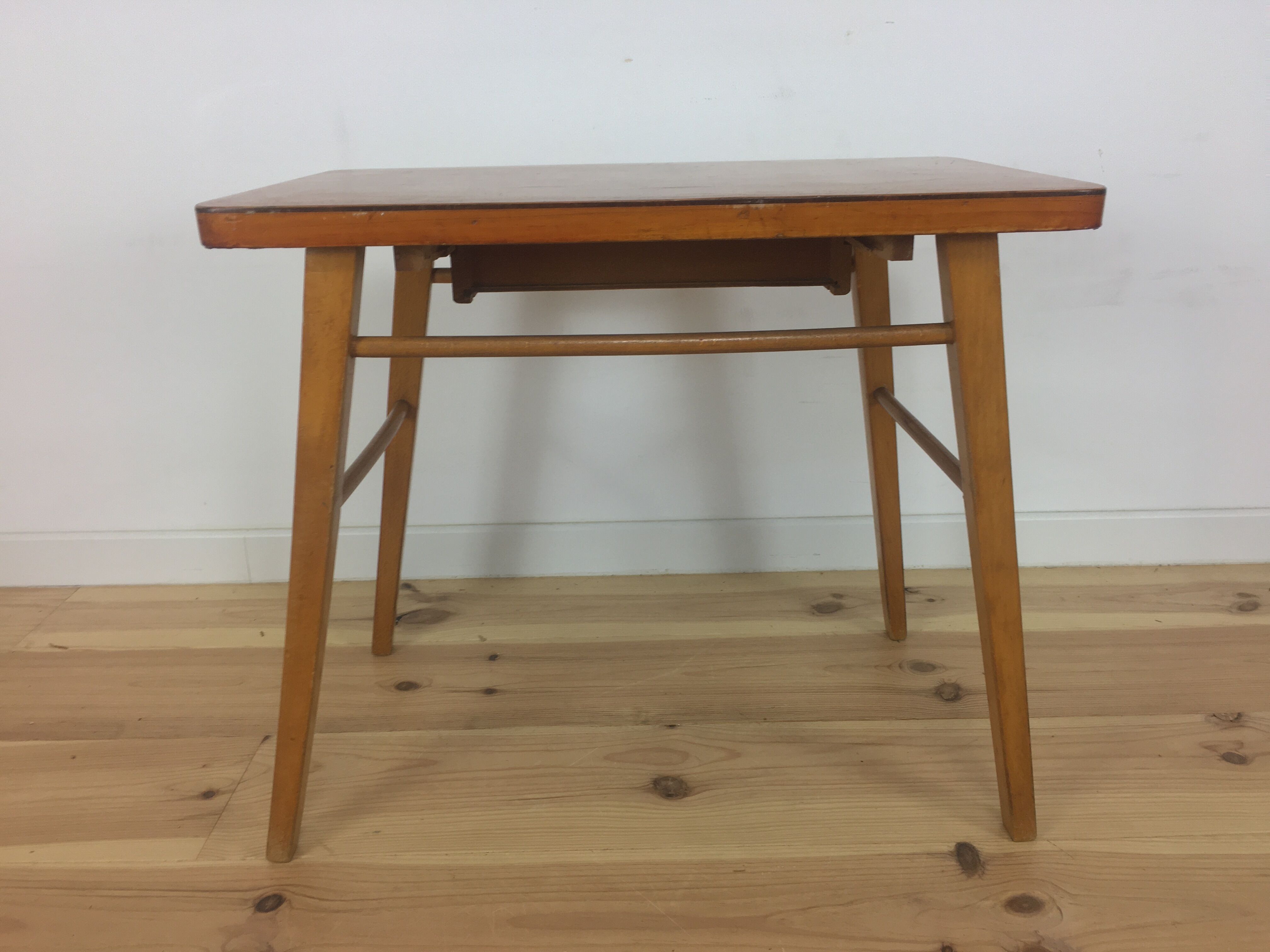 Baumann Children's desk 1950s, wooden