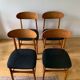 4 chaises danoises années 50