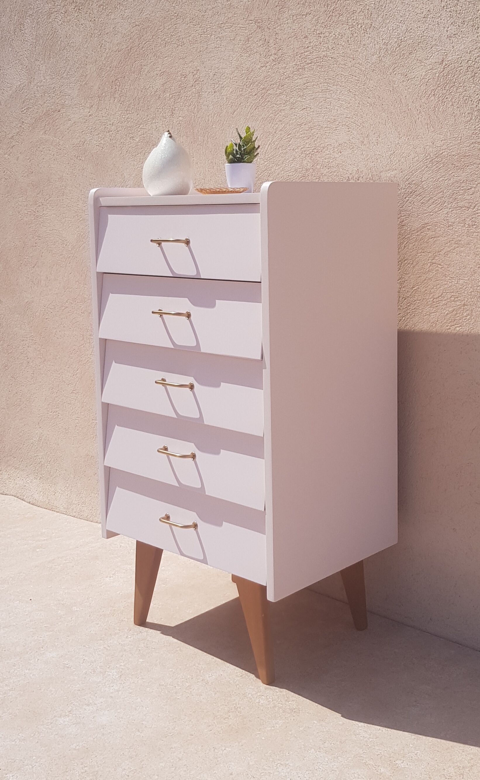 Chiffonnier vintage pieds compas