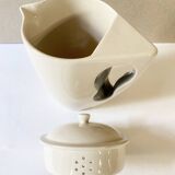 Contemporary earthenware teapot