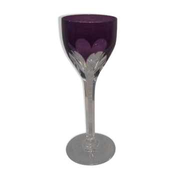 Verre à liqueur vodka cristal Baccarat genove amethyste