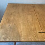 Vintage wooden portfolio table