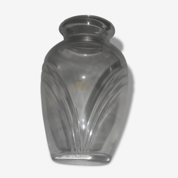 Petit vase en cristal d'Arques, années 80