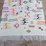 Moroccan Berber rug in hand-woven wool
