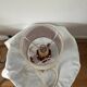 Burgundy porcelain lamp