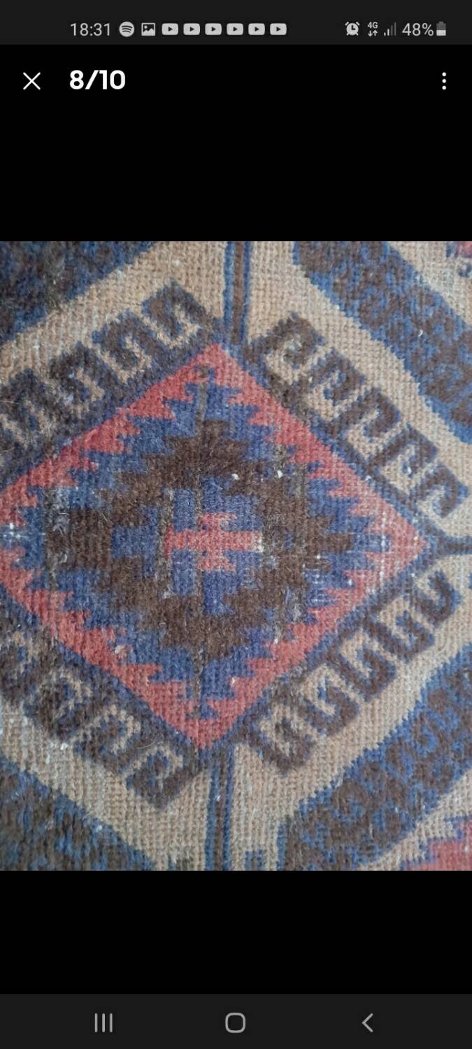 Ancient tribal rug 135x85cm