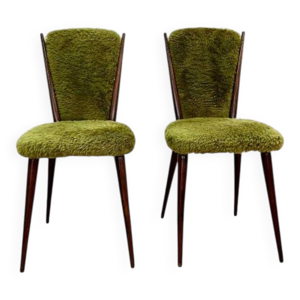 2 chaises mammouth années 70