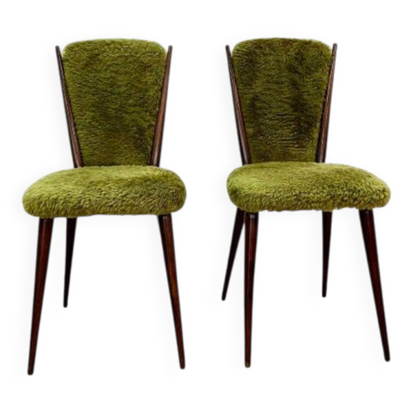 2 chaises mammouth années 70