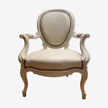 Fauteuil médaillon authentique Napoléon III