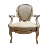Authentic Napoleon III medallion armchair