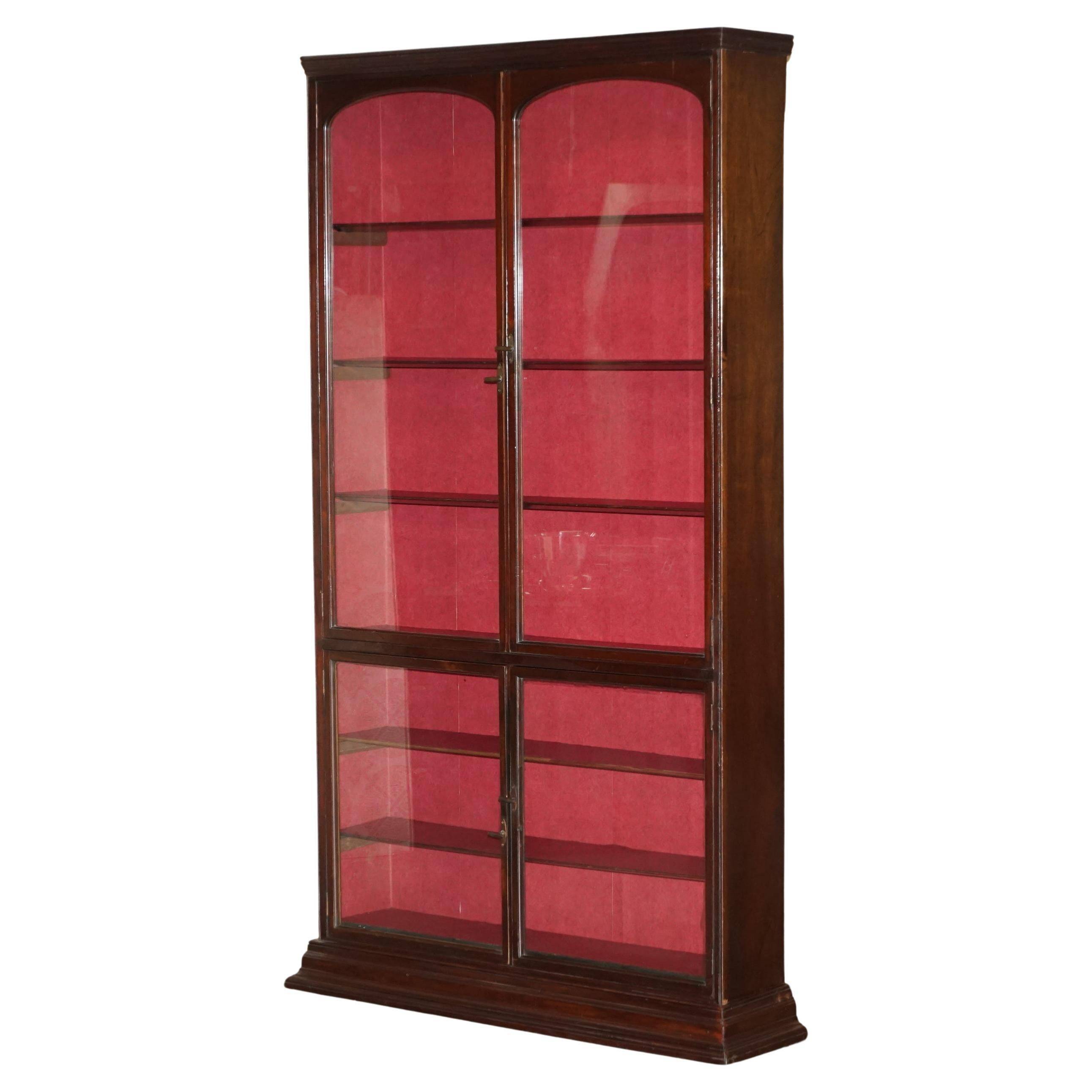 Large display cabinet in Victorian apothecary style.