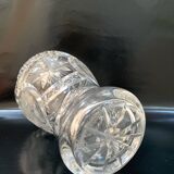 Vintage cut crystal vase