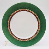 6 “Arcopal” dessert plates with art deco motifs