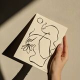 La lune des moissons — peinture originale en édition limitée par Deleine