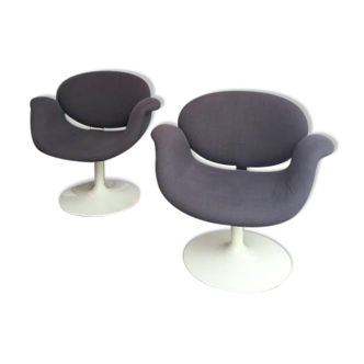 Pair of chairs Little Pierre Paulin Tulip