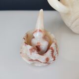 Chinese decorative teapot dragon in cut stone