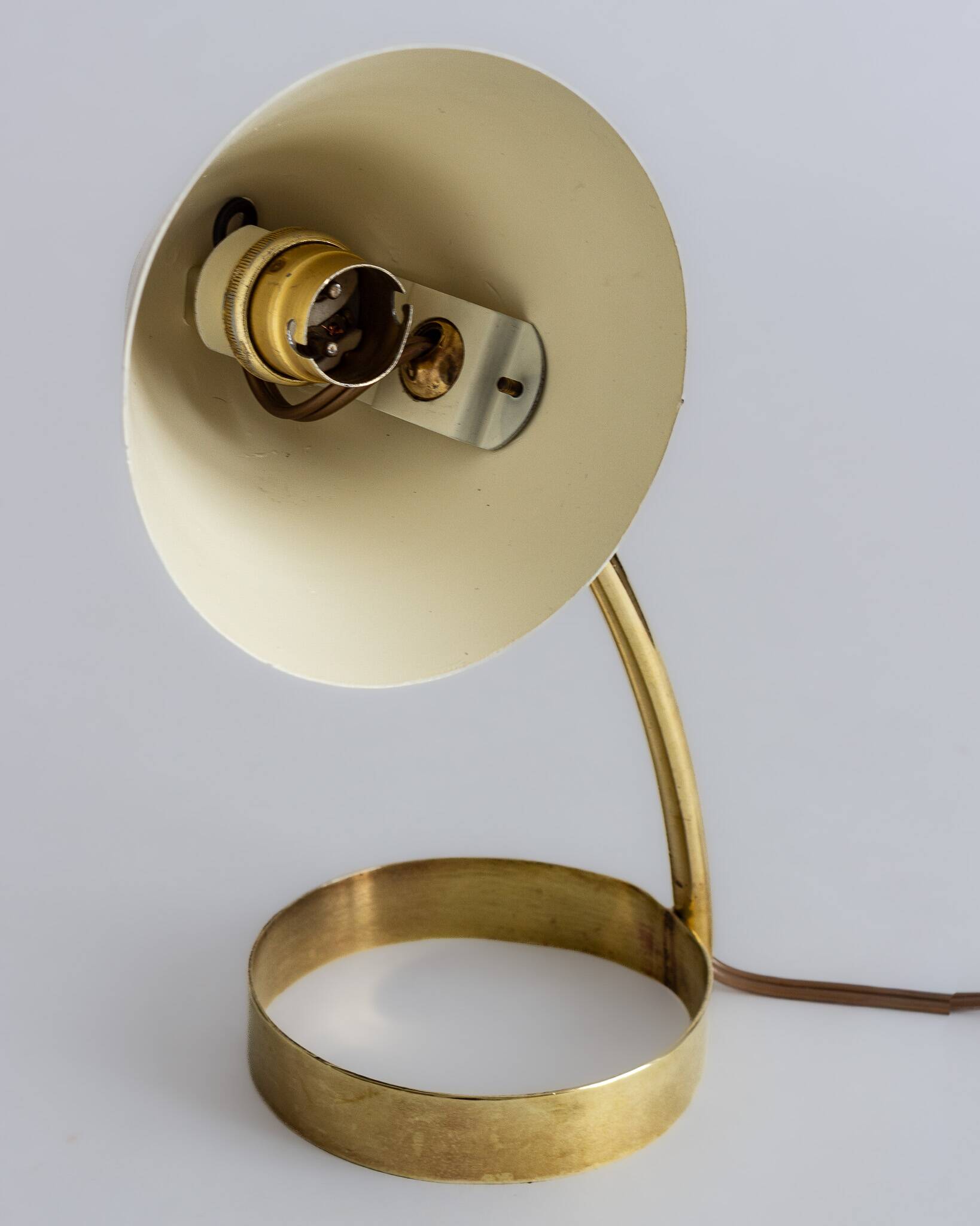 Small brass cocotte lamp – 1950s