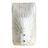 Murano type glass clear wall sconce ligh