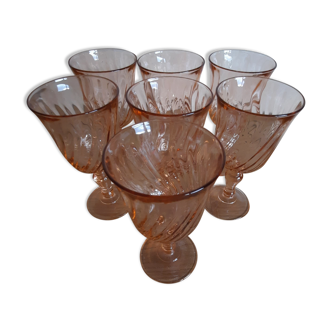 7 foot glasses model "Rosaline" Arcoroc Luminarc