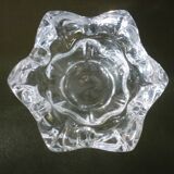Crystal ashtray signed Bayel