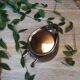 Vintage decorative metal swan