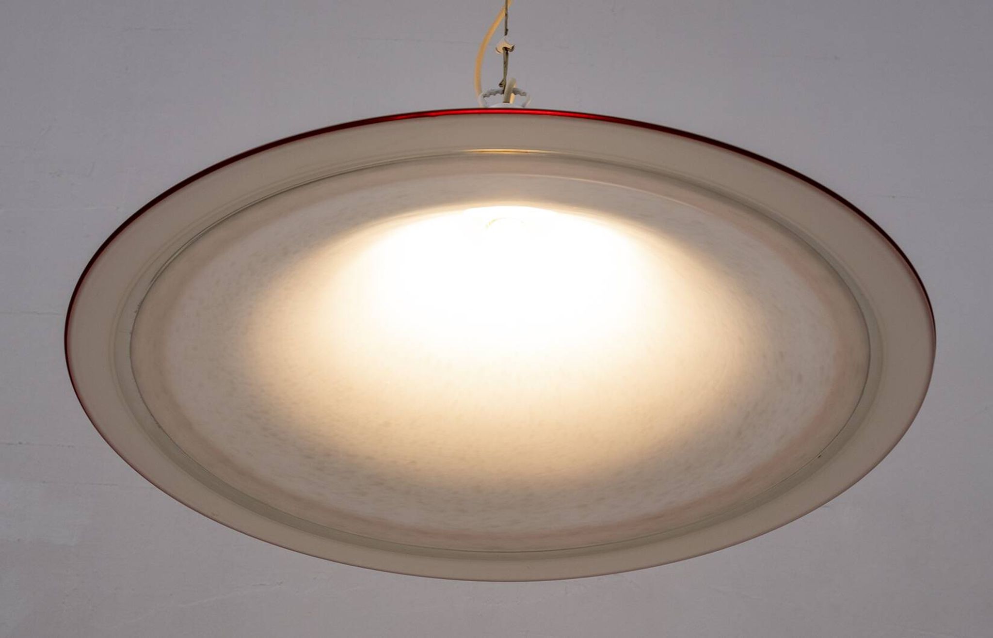 Lustre italien moderne du milieu du siècle en verre de Murano, 1970
