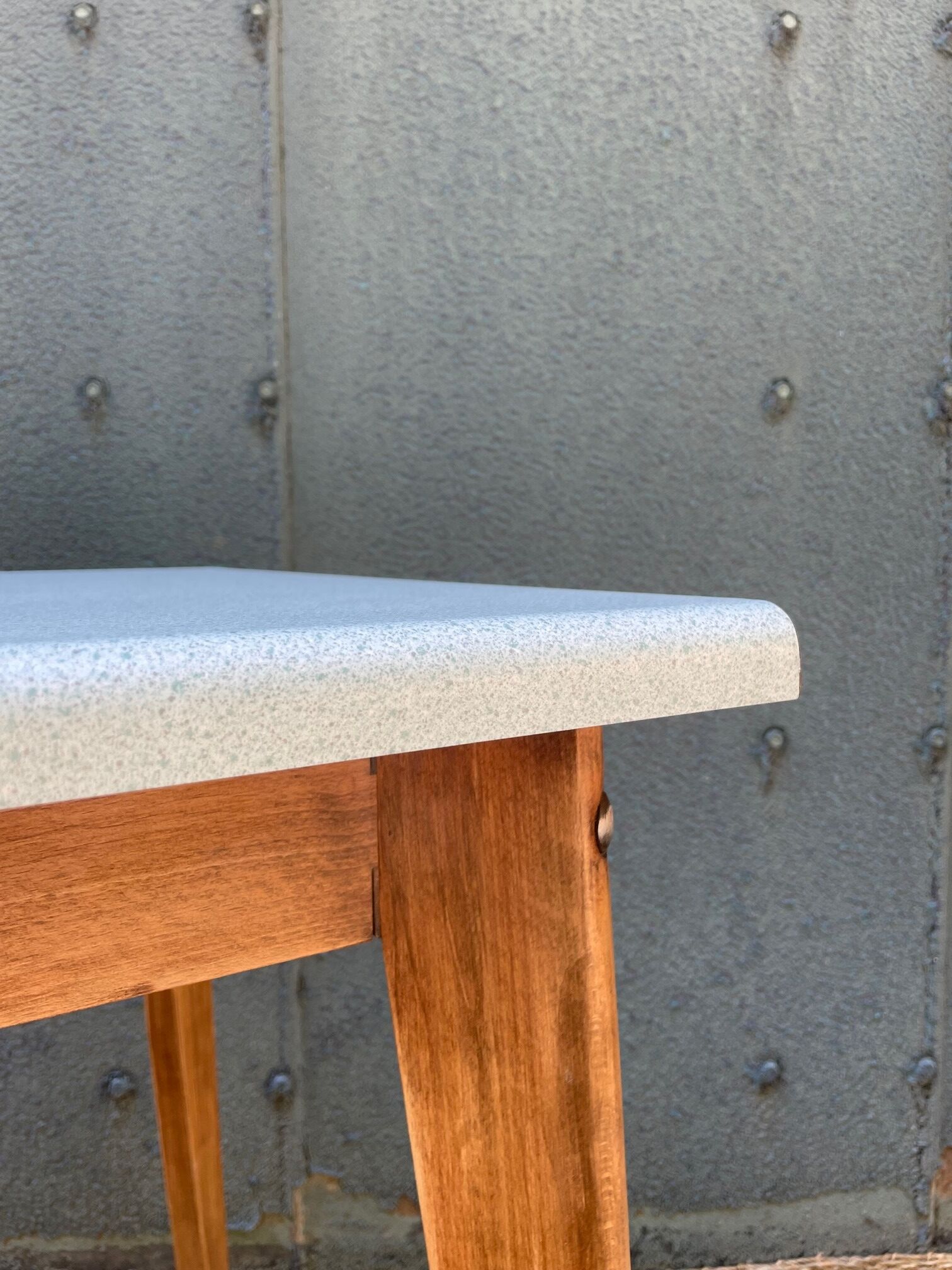 Formica dining table or desk and vintage wood